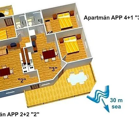 In Rogoznica With Terrace, Air Condition, Wifi, Washing Machine *